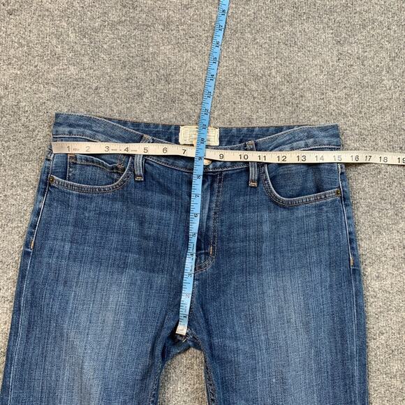 Current Elliott Jeans Womens 25 Denim Straight Cropped Mid Rise Zip Fly Pockets - Picture 3 of 8